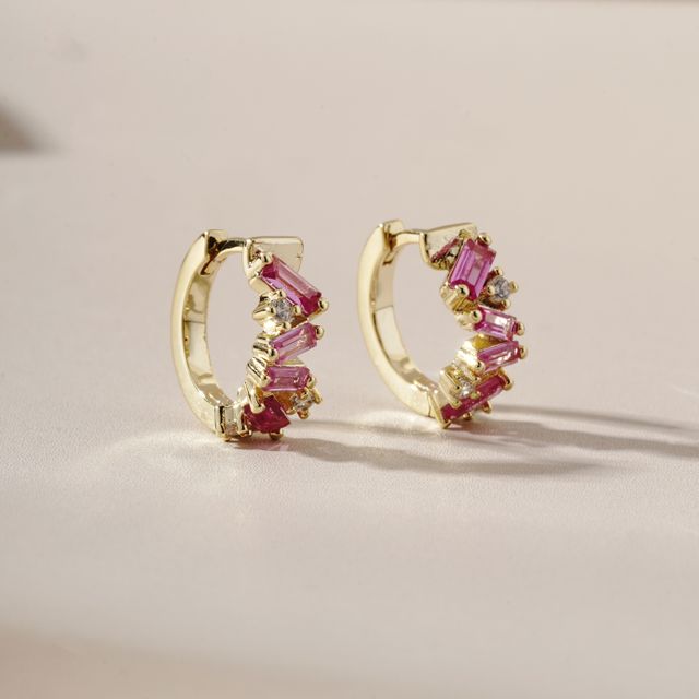 Too Sweet Huggie Hoops